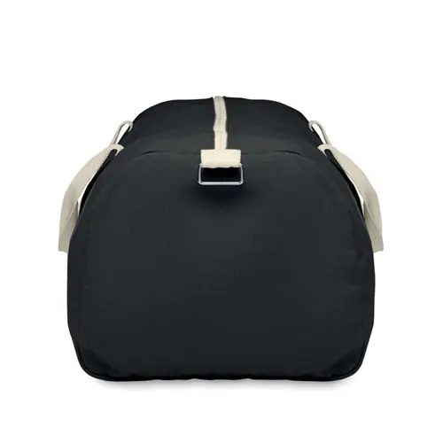 Borsone in tessuto riciclato 320gr con manico in cotone e tracolla staccabile 49x26x24cm