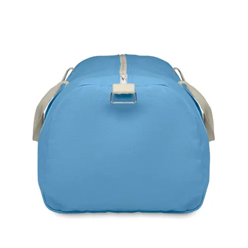 Borsone in tessuto riciclato 320gr con manico in cotone e tracolla staccabile 49x26x24cm