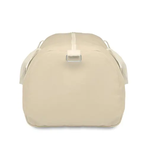 Borsone in tessuto riciclato 320gr con manico in cotone e tracolla staccabile 49x26x24cm