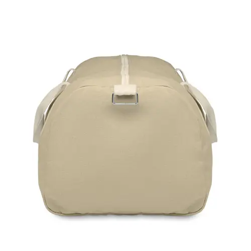 Borsone in tessuto riciclato 320gr con manico in cotone e tracolla staccabile 49x26x24cm