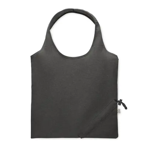 Shopper pieghevole in contone riciclato da 140g 38x40cm