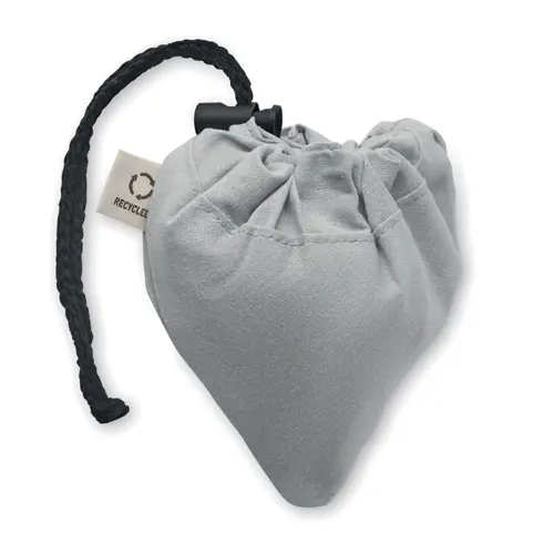 Shopper pieghevole in contone riciclato da 140g 38x40cm