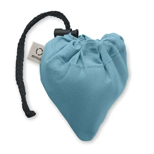 Shopper pieghevole in contone riciclato da 140g 38x40cm