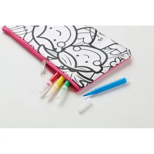Astuccio da colorare con pennarelli