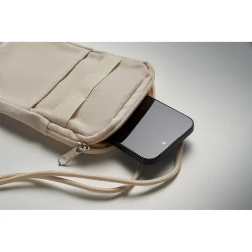 Borsa per smartphone cross body in poliestere RPET 280g