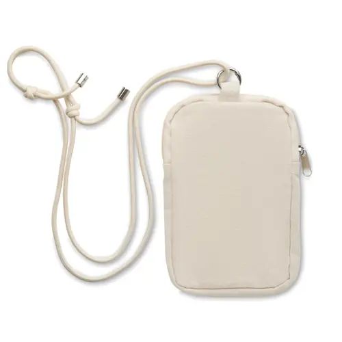 Borsa per smartphone cross body in poliestere RPET 280g