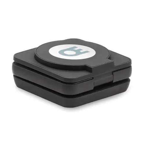 Caricatore magnetico pieghevole 3 in 1 in ABS riciclato e gommato da 15W