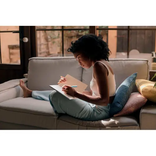 Block notes A5 con spirale copertina in cartone riciclato e 80 fogli a righe