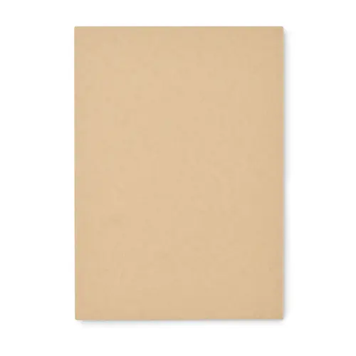 Set di cancelleria in cartone riciclato con blocco A5 e penna a sfera refill blu