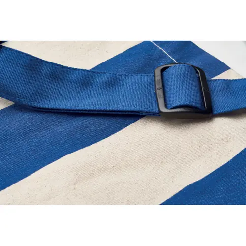 Borsa da spiaggia extra large in cotone riciclato 280gr manici corti e tracolla regolabile 46x16x60cm