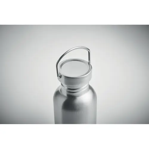 Borraccia in acciaio inox riciclato con coperchio e manico da 500ml