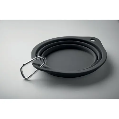 Ciotola portatile pieghevole in silicone per animali 350ml