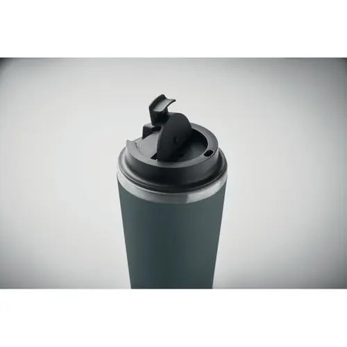 Bicchiere a doppio strato in PP con parete interna in acciaio inox riciclato da 350ml
