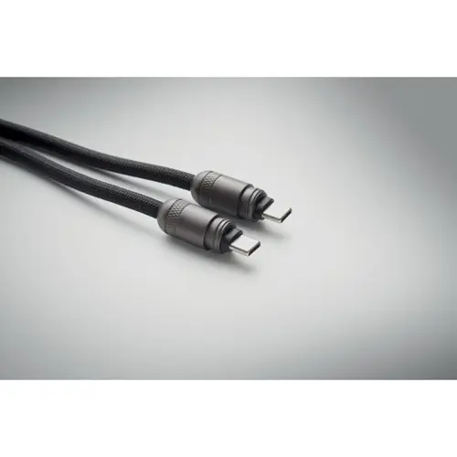 Cavo di ricarica da 60W tipo-C con lnyard in RPET porta telefono