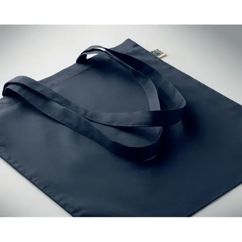 Shopper in cotone Equo Solidale Fairtrade con manici lunghi da 180gr 38X42CM