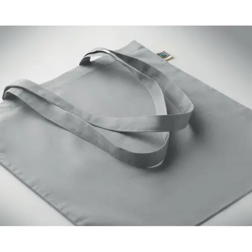 Shopper in cotone Equo Solidale Fairtrade con manici lunghi da 180gr 38X42CM