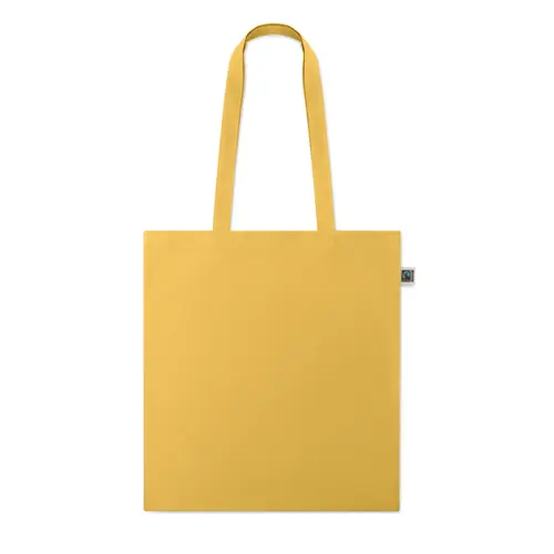 Shopper in cotone Equo Solidale Fairtrade con manici lunghi da 180gr 38X42CM