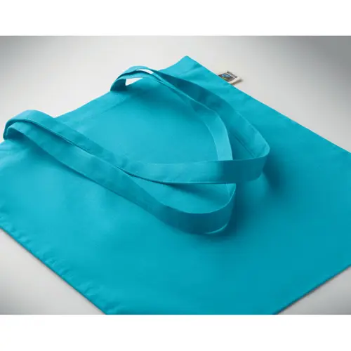 Shopper in cotone Equo Solidale Fairtrade con manici lunghi da 180gr 38X42CM