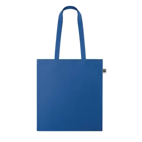 Shopper in cotone Equo Solidale Fairtrade con manici lunghi da 180gr 38X42CM