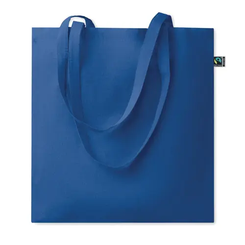 Shopper in cotone Equo Solidale Fairtrade con manici lunghi da 180gr 38X42CM