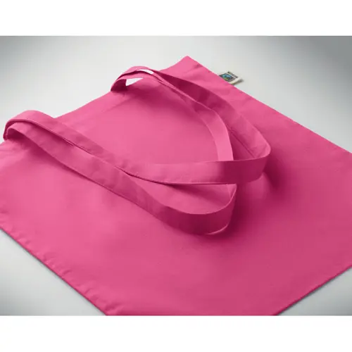 Shopper in cotone Equo Solidale Fairtrade con manici lunghi da 180gr 38X42CM