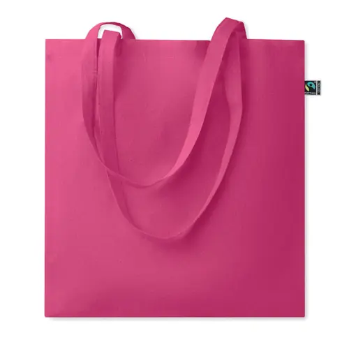 Shopper in cotone Equo Solidale Fairtrade con manici lunghi da 180gr 38X42CM