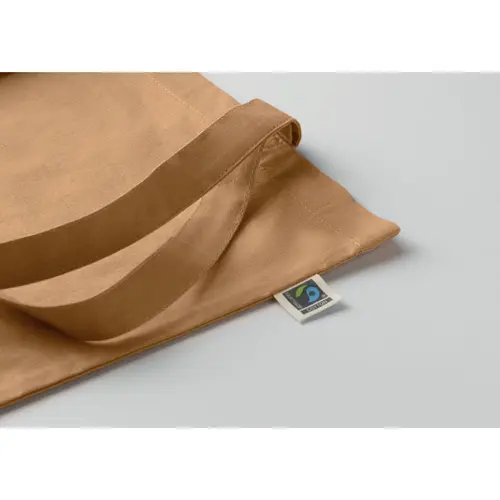 Shopper in cotone Equo Solidale Fairtrade con manici lunghi da 180gr 38X42CM