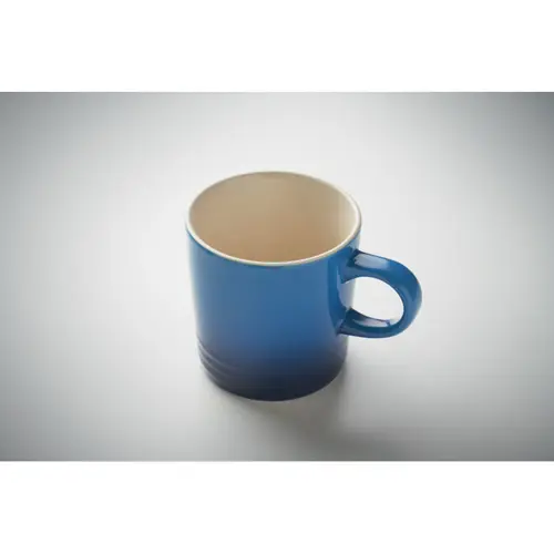 Tazza in ceramica colorata sfumata da 290ml con scatola regalo bianca