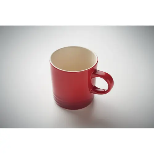 Tazza in ceramica colorata sfumata da 290ml con scatola regalo bianca