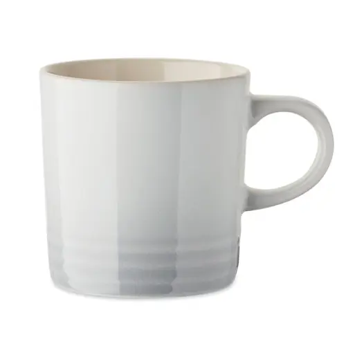 Tazza in ceramica colorata sfumata da 290ml con scatola regalo bianca