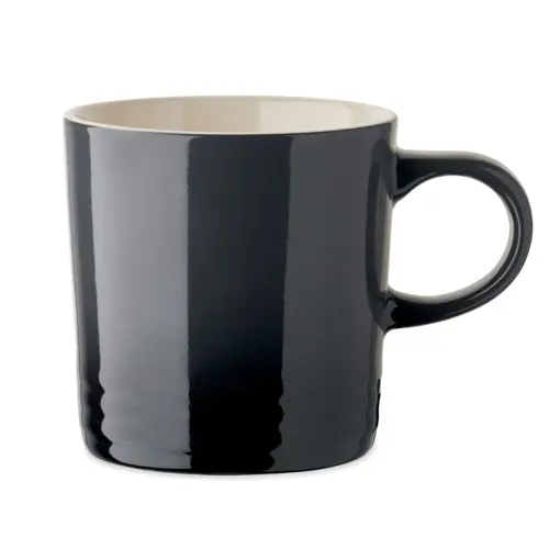 Tazza in ceramica colorata sfumata da 290ml con scatola regalo bianca