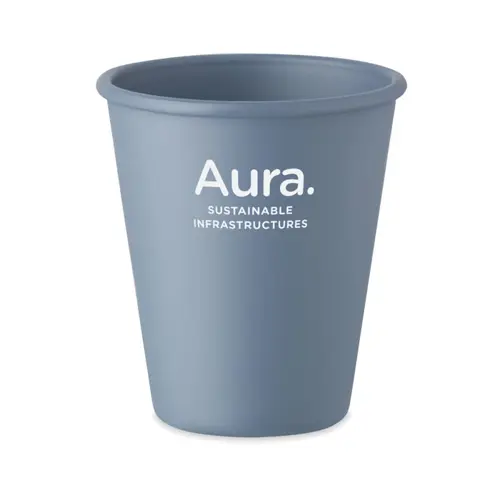 Bicchiere monostrato riutilizzabile in plastica di mais da 200ml