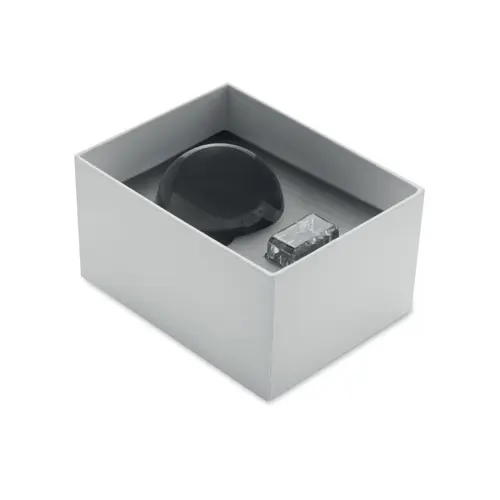 Trofeo fermacarte rotondo in vetro