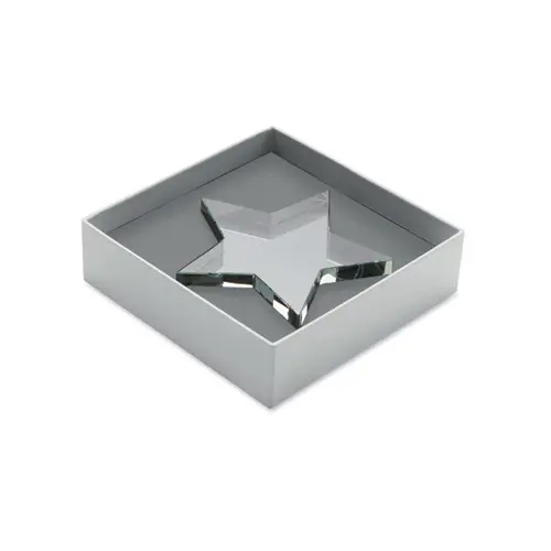 Premio o trofeo a forma di stella in vetro