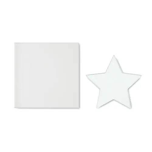 Premio o trofeo a forma di stella in vetro