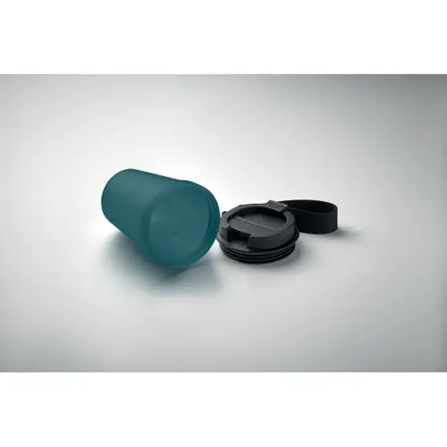 Bicchiere singolo strato in PP con tracolla in poliestere RPET 300ml