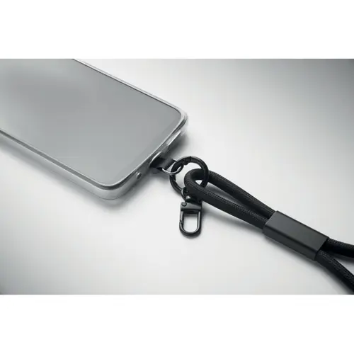 Cinghia da polso con cavo di ricarica da 60W tipo C in RPET