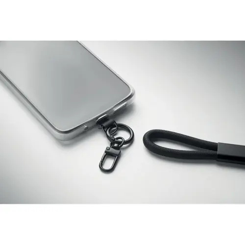 Cinghia da polso con cavo di ricarica da 60W tipo C in RPET