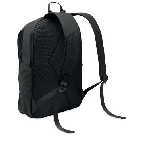 Zaino porta pc da 15" in PU morbido e RPET con schienale imbottitto e cerniera nascosta