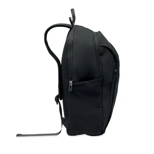 Zaino porta pc da 15" in PU morbido e RPET con schienale imbottitto e cerniera nascosta