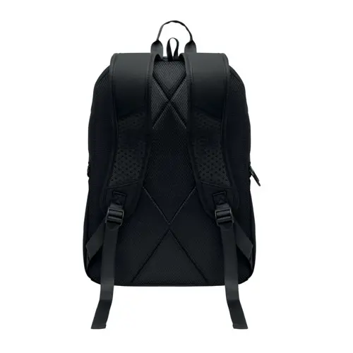Zaino porta pc da 15" in PU morbido e RPET con schienale imbottitto e cerniera nascosta