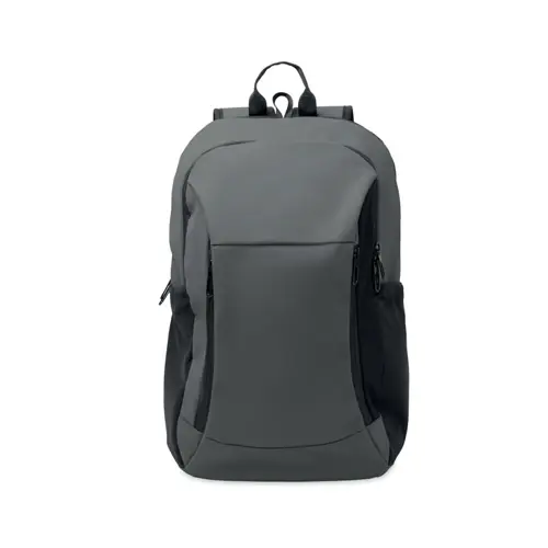 Zaino porta pc da 15" in PU morbido e RPET con schienale imbottitto e cerniera nascosta