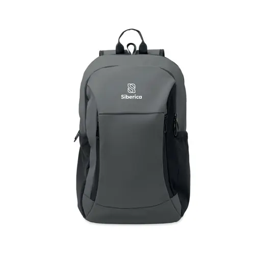 Zaino porta pc da 15" in PU morbido e RPET con schienale imbottitto e cerniera nascosta