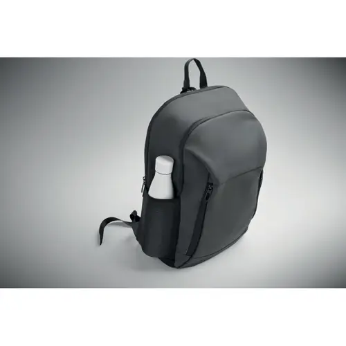 Zaino porta pc da 15" in PU morbido e RPET con schienale imbottitto e cerniera nascosta
