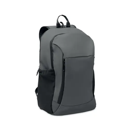 Zaino porta pc da 15" in PU morbido e RPET con schienale imbottitto e cerniera nascosta