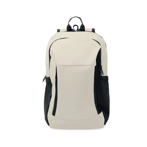 Zaino porta pc da 15" in PU morbido e RPET con schienale imbottitto e cerniera nascosta