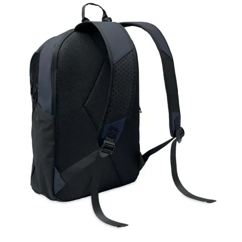 Zaino porta pc da 15" in PU morbido e RPET con schienale imbottitto e cerniera nascosta