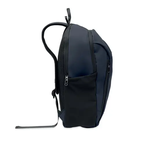 Zaino porta pc da 15" in PU morbido e RPET con schienale imbottitto e cerniera nascosta