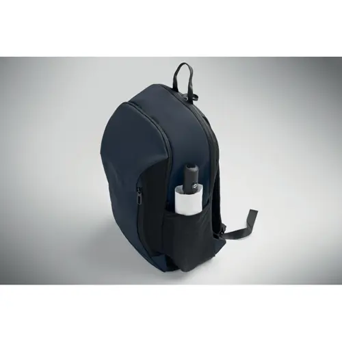 Zaino porta pc da 15" in PU morbido e RPET con schienale imbottitto e cerniera nascosta