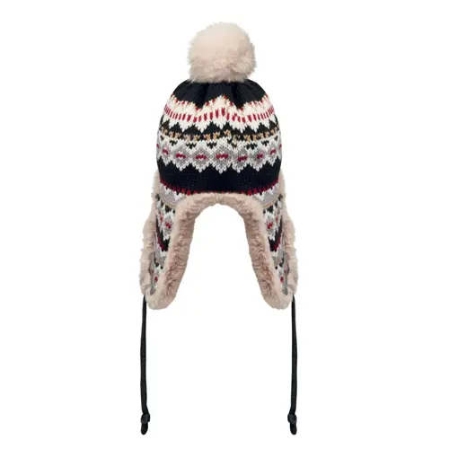 Cappello lavorato a maglia con copriorecchie